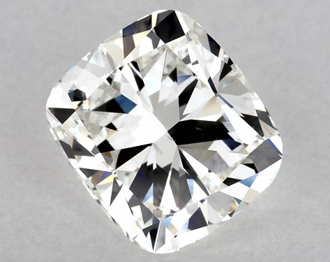GIA 1.00 Carat H-SI1 Very Good Cut Cushion Modified Diamond